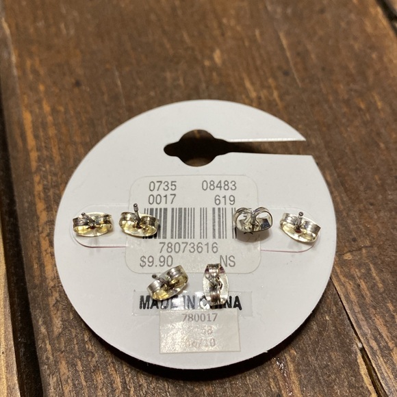 Earrings from Justice. Sparkling hot pink, blue & light green. Brand new - Picture 5 of 7